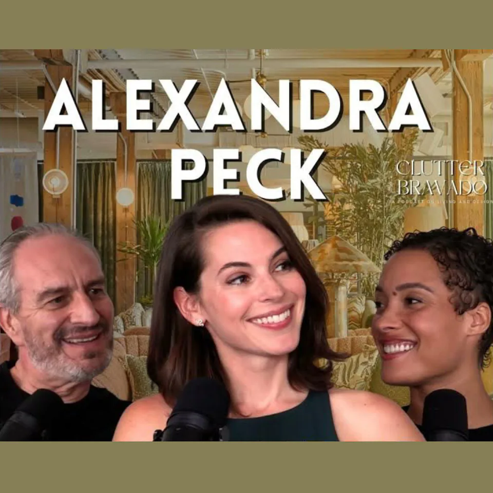 Clutter Bravado design podcast, episode 39 with Alexandra Peck: How to Be Bold, Designing in Color